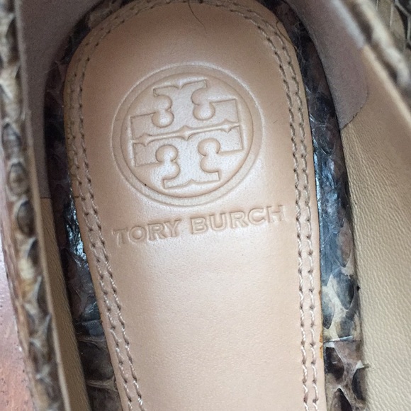 Tory Burch Brown Eddie Pointy-Toe Flats 7 Sz.7